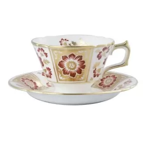 Panel Red Tea Saucer