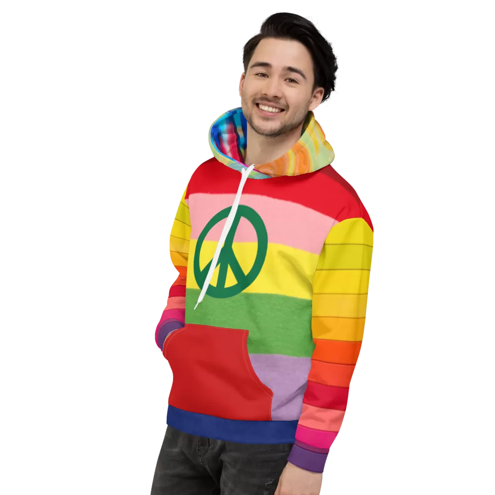 Peace Love & Rainbows Hoody