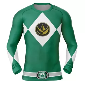 Power Rangers 'Green Ranger' Long Sleeve Compression Rashguard