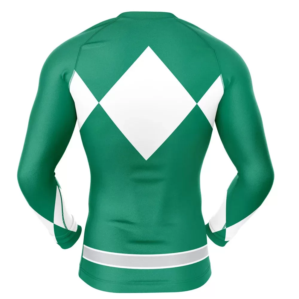 Power Rangers 'Green Ranger' Long Sleeve Compression Rashguard