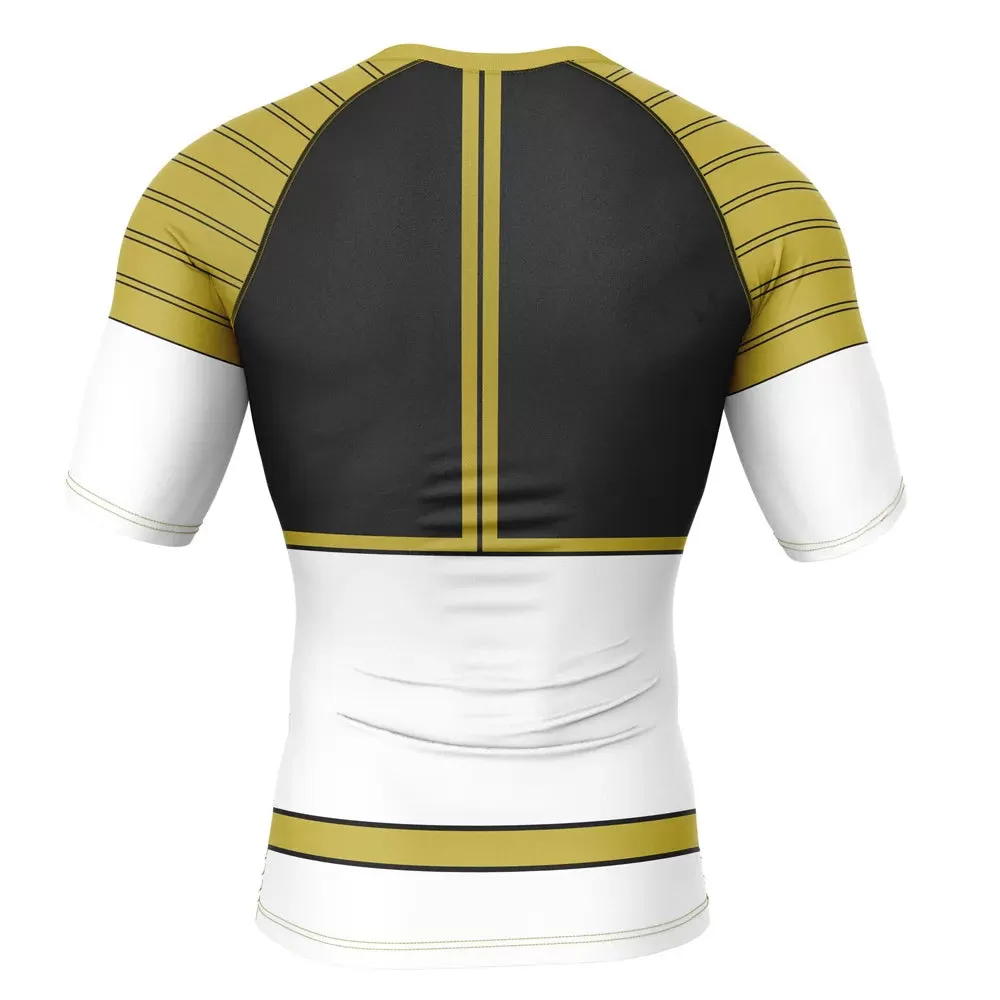 Power Rangers 'White Ranger' Short Sleeve Compression Rashguard