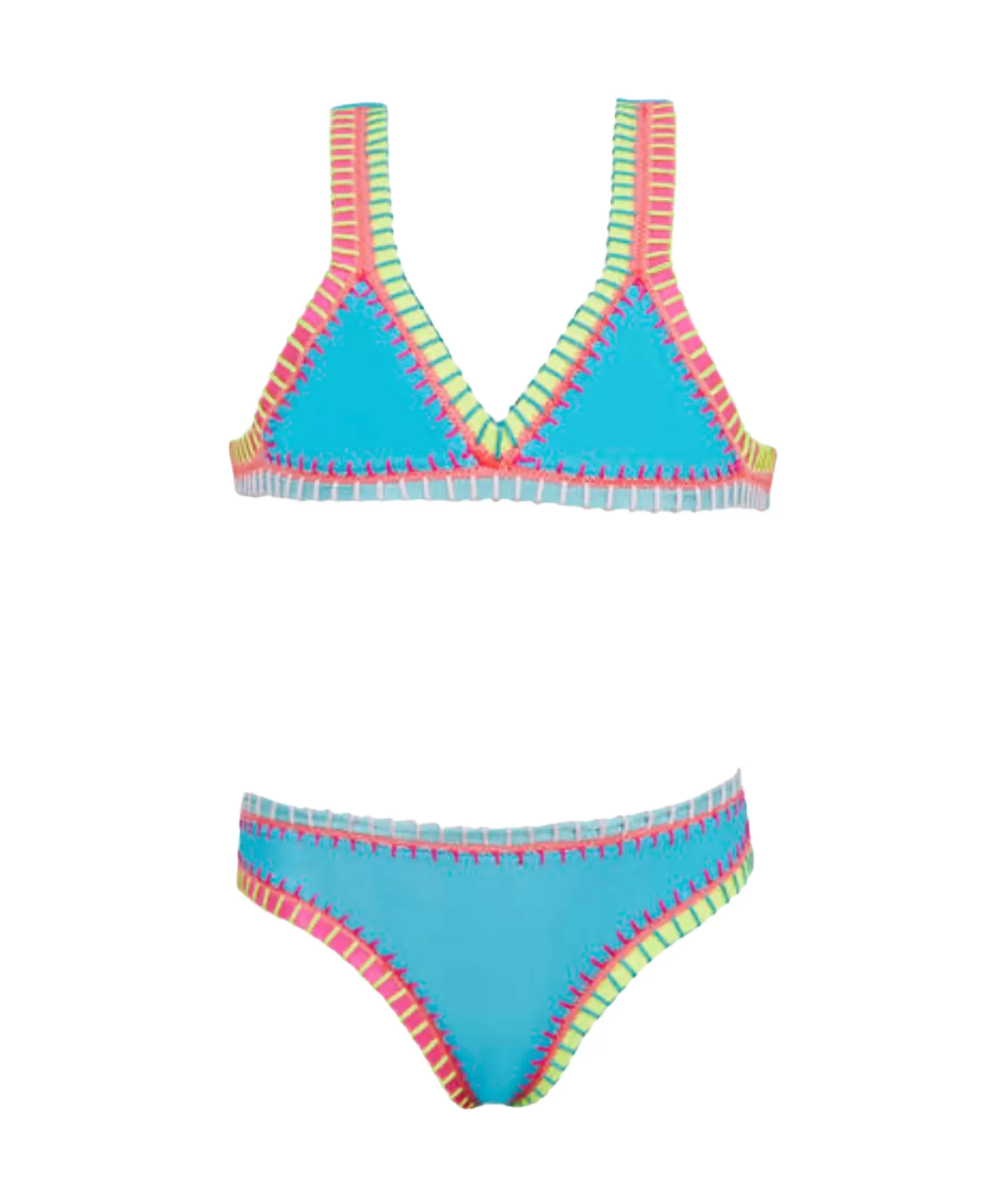 PQ Girls Rainbow Embroidered Bikini