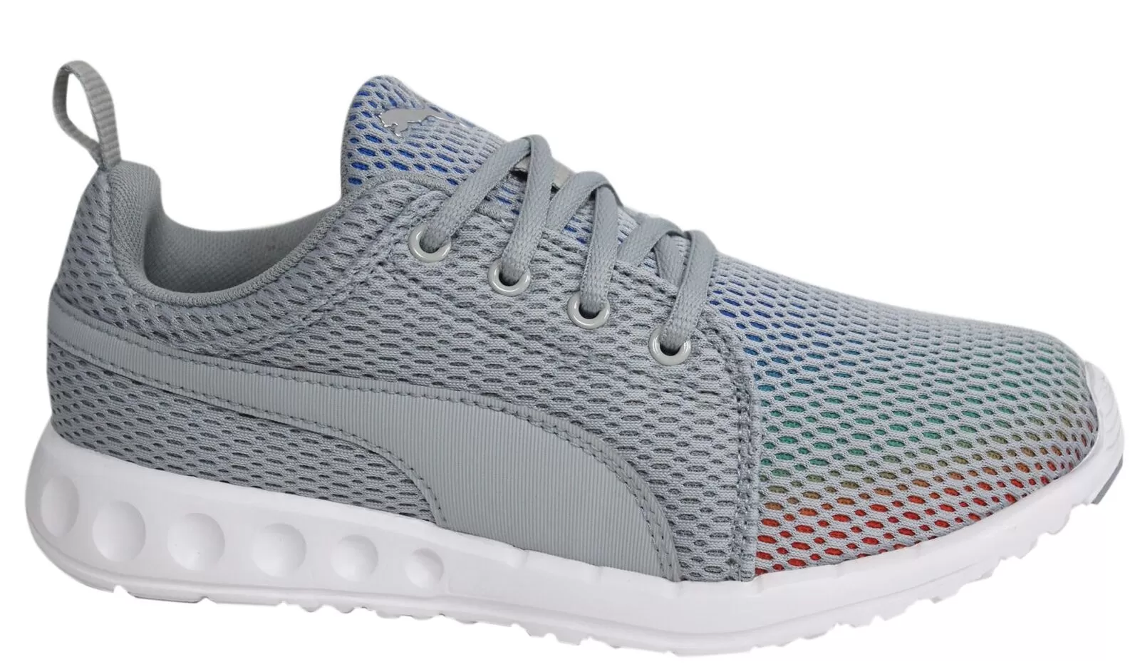 Puma Carson Prism Lace Up Womens Grey Textile Trainers 189023 02 D32