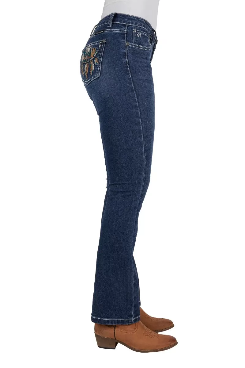 Pure Western Jeans Womens Alba Bootcut 32in Leg