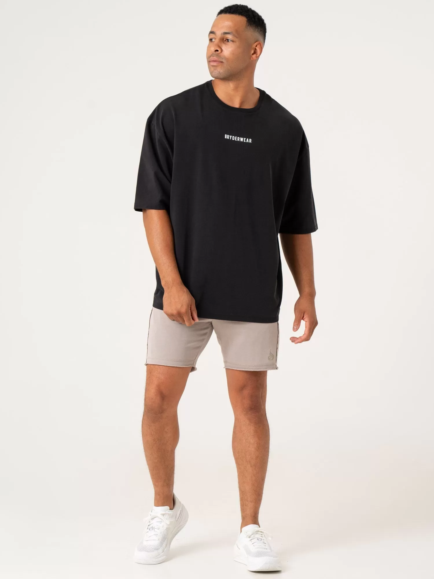 Pursuit Oversized T-Shirt - Black Stonewash