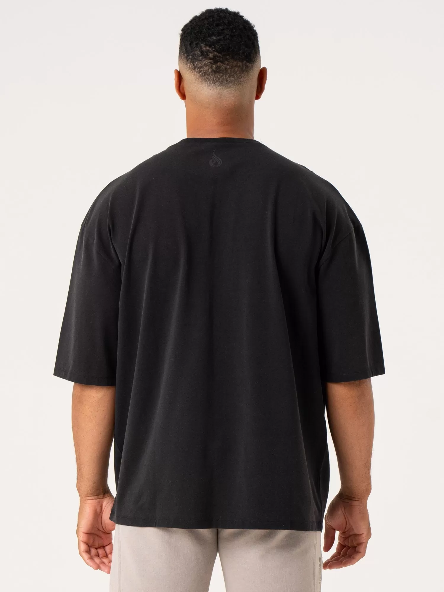 Pursuit Oversized T-Shirt - Black Stonewash