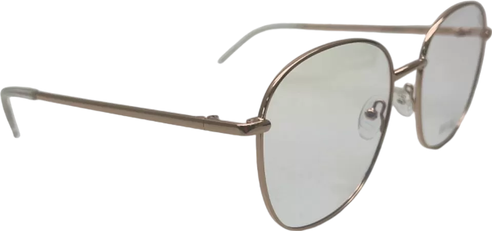 Quay Gold Jezabell Blue Light Glasses in case