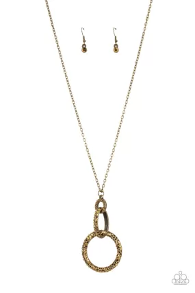 Radiant Ringleader Brass-Necklace