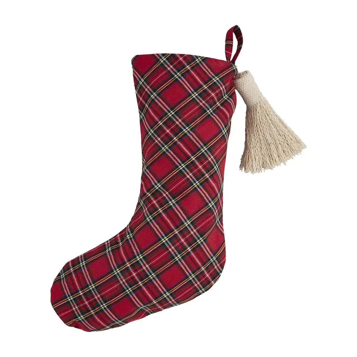 Red Taran Christmas Stocking