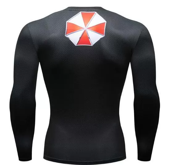 Resident Evil 'Umbrella Corp' Premium Long Sleeve Compression Rashguard