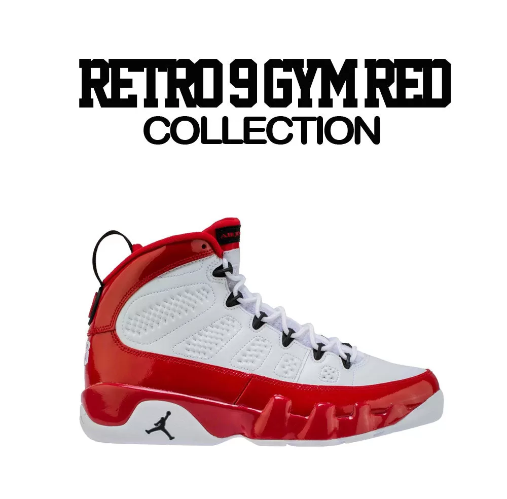 Retro 9 Gym Red Hoody- Jason Bear - White