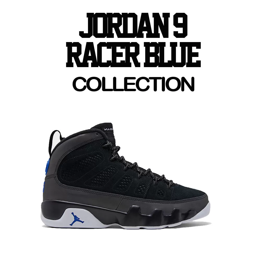 Retro 9 Racer Blue Sweater - Killa Season - Black