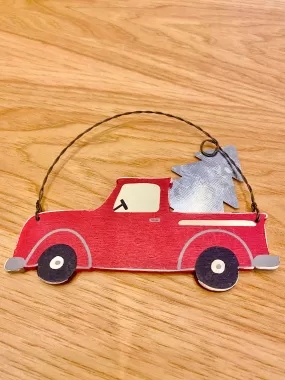 Retro Car Ornament