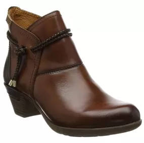 Rotterdam Cuero Women's Leather Ankle Heel Boots