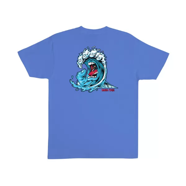 Santa Cruz Screaming Wave T-Shirt - Ultramarine