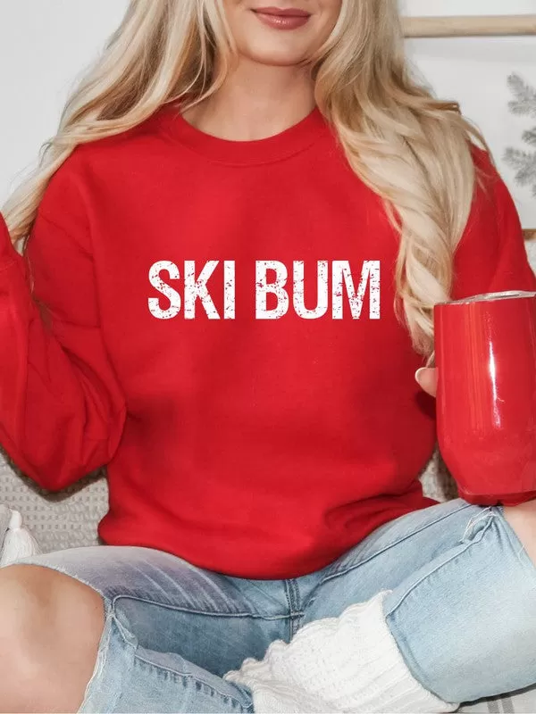 SKI BUM Crew Neck Sweatshirt