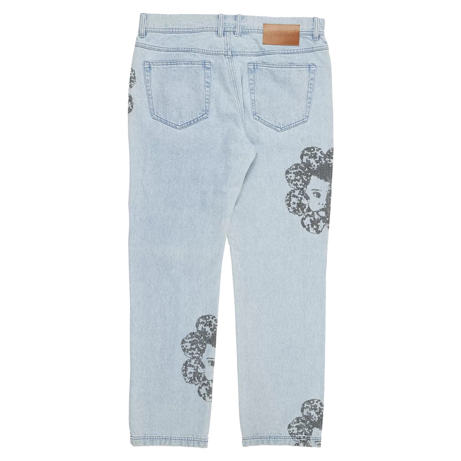 SPECIAL PRINTED DENIM PANT (Washed)