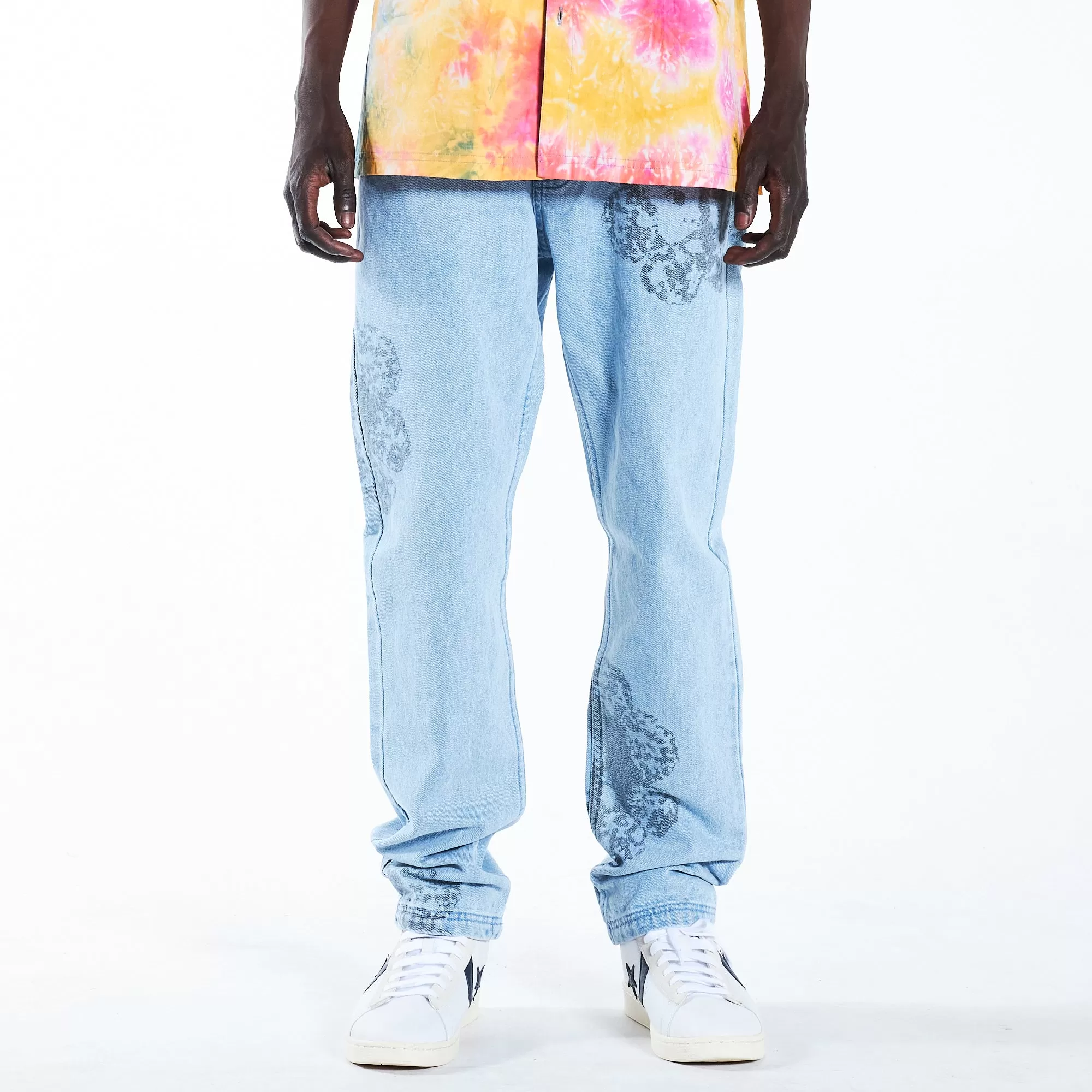 SPECIAL PRINTED DENIM PANT (Washed)