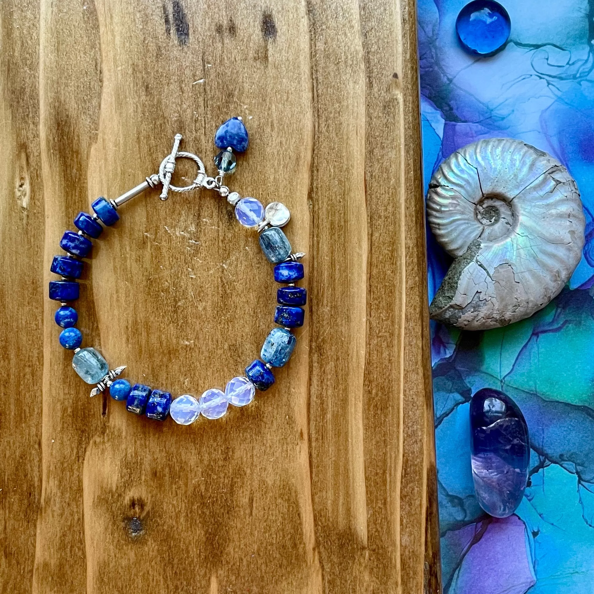 Star Shine Blue Lapis bracelet