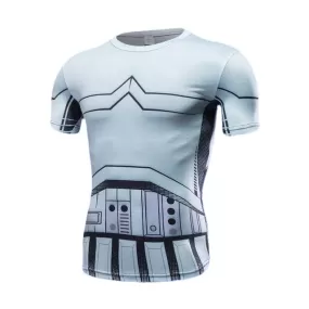 Star Wars Storm Trooper Short Sleeve Compression Rashguard