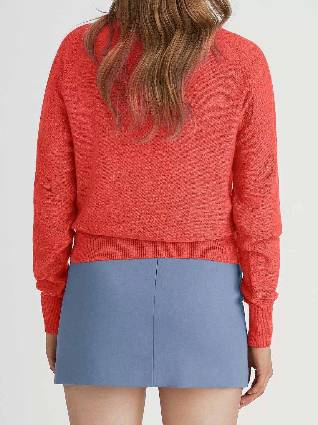 The Crewneck Light - Sunset Coral