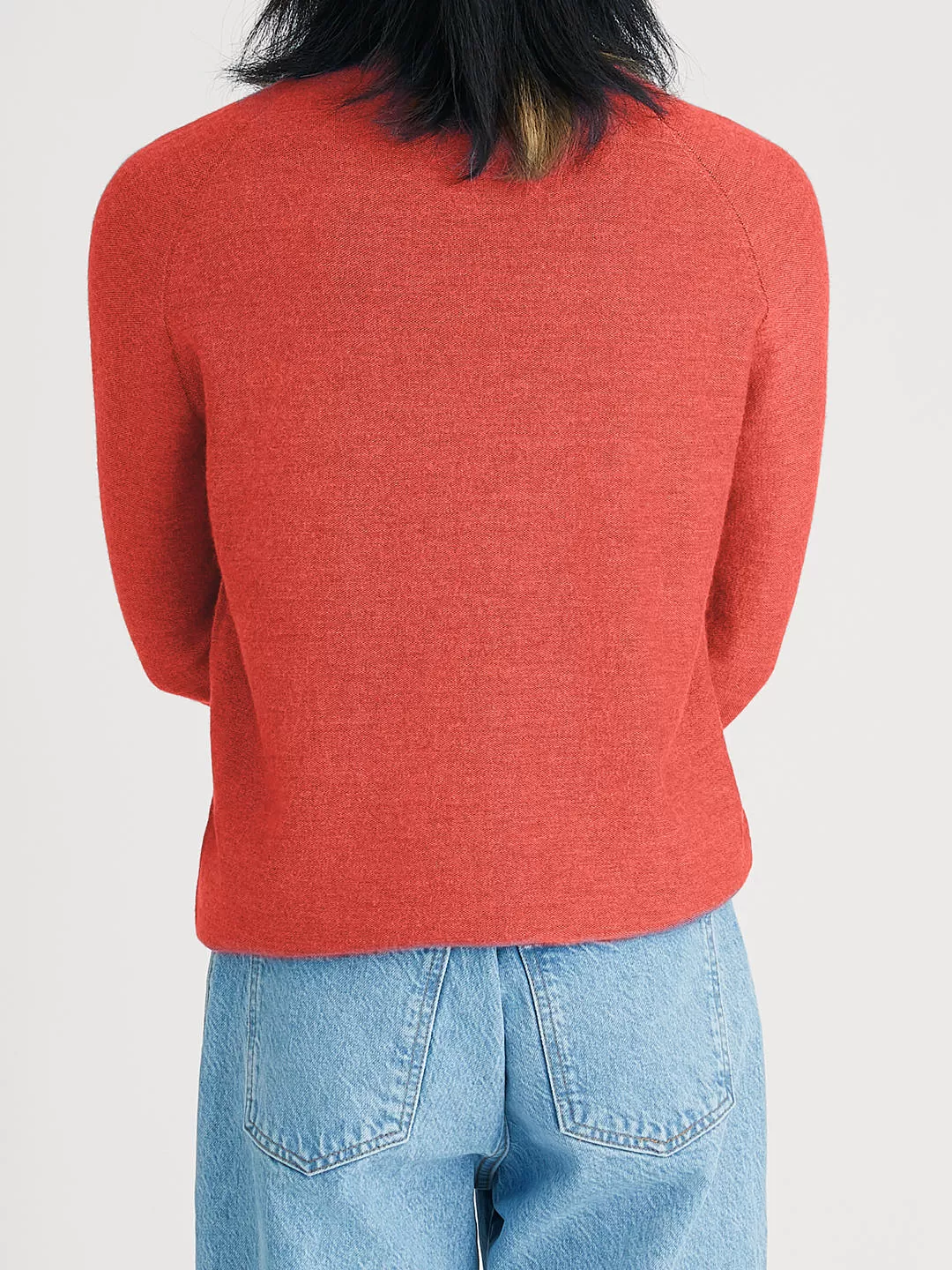 The Crewneck Light - Sunset Coral