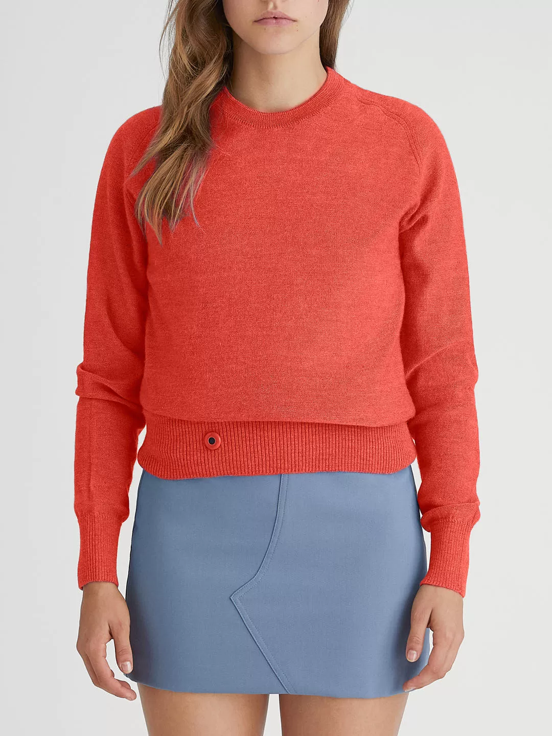 The Crewneck Light - Sunset Coral