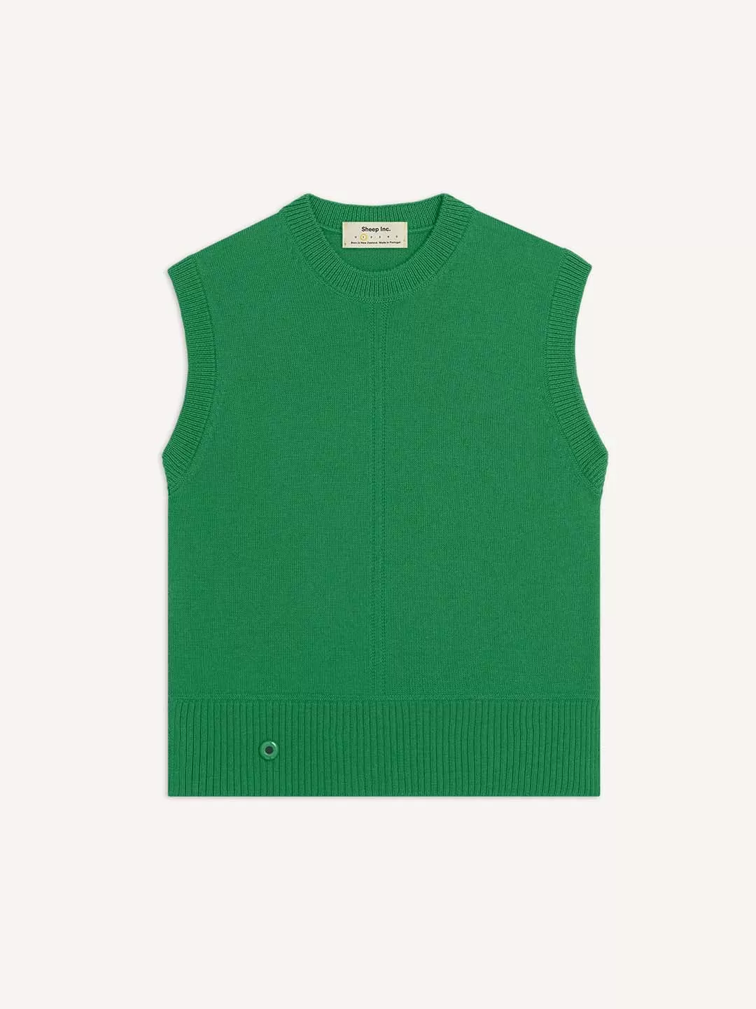 The Crewneck Vest - Bottle Green