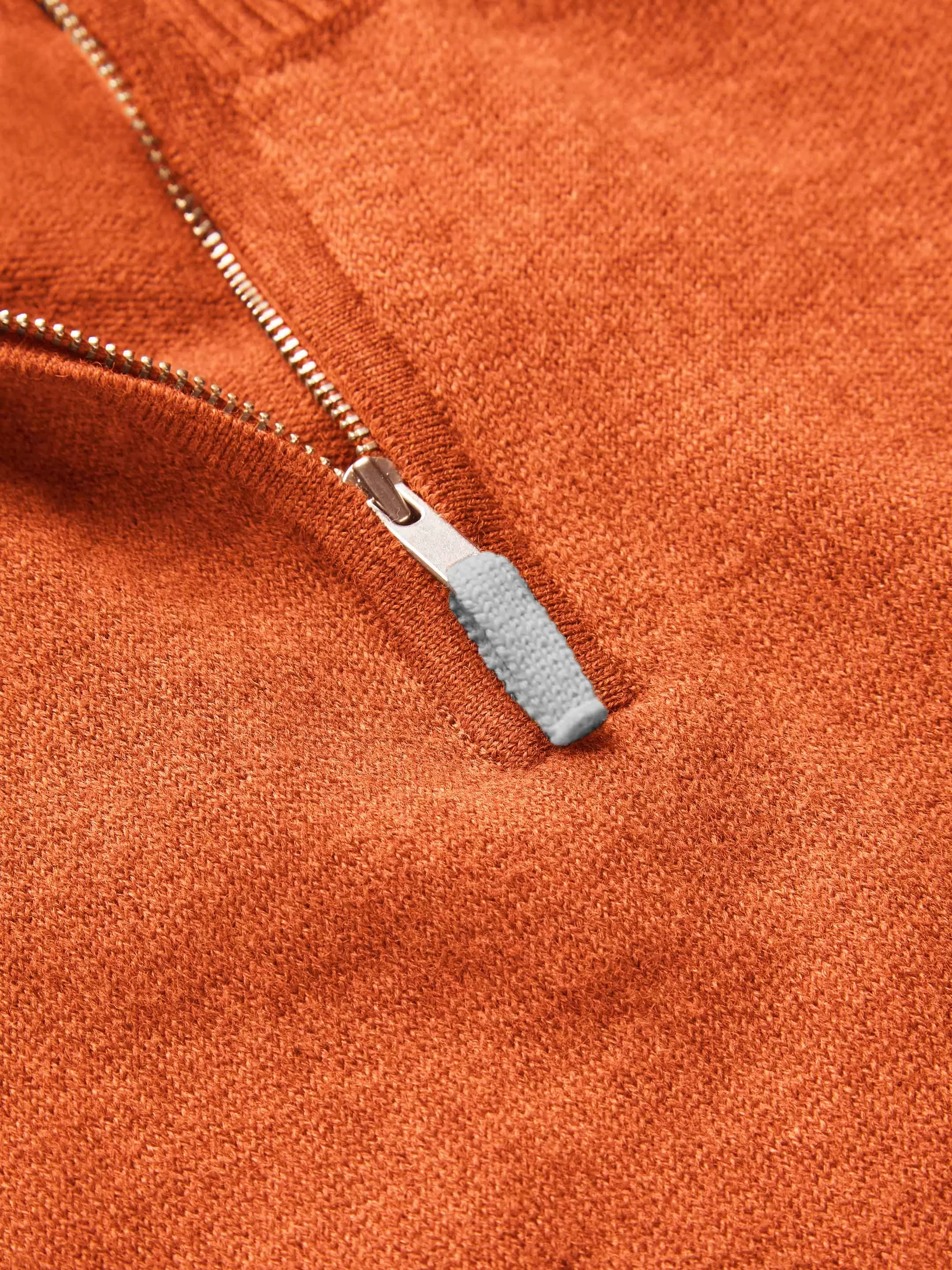 The Half Zip - Burnt Orange