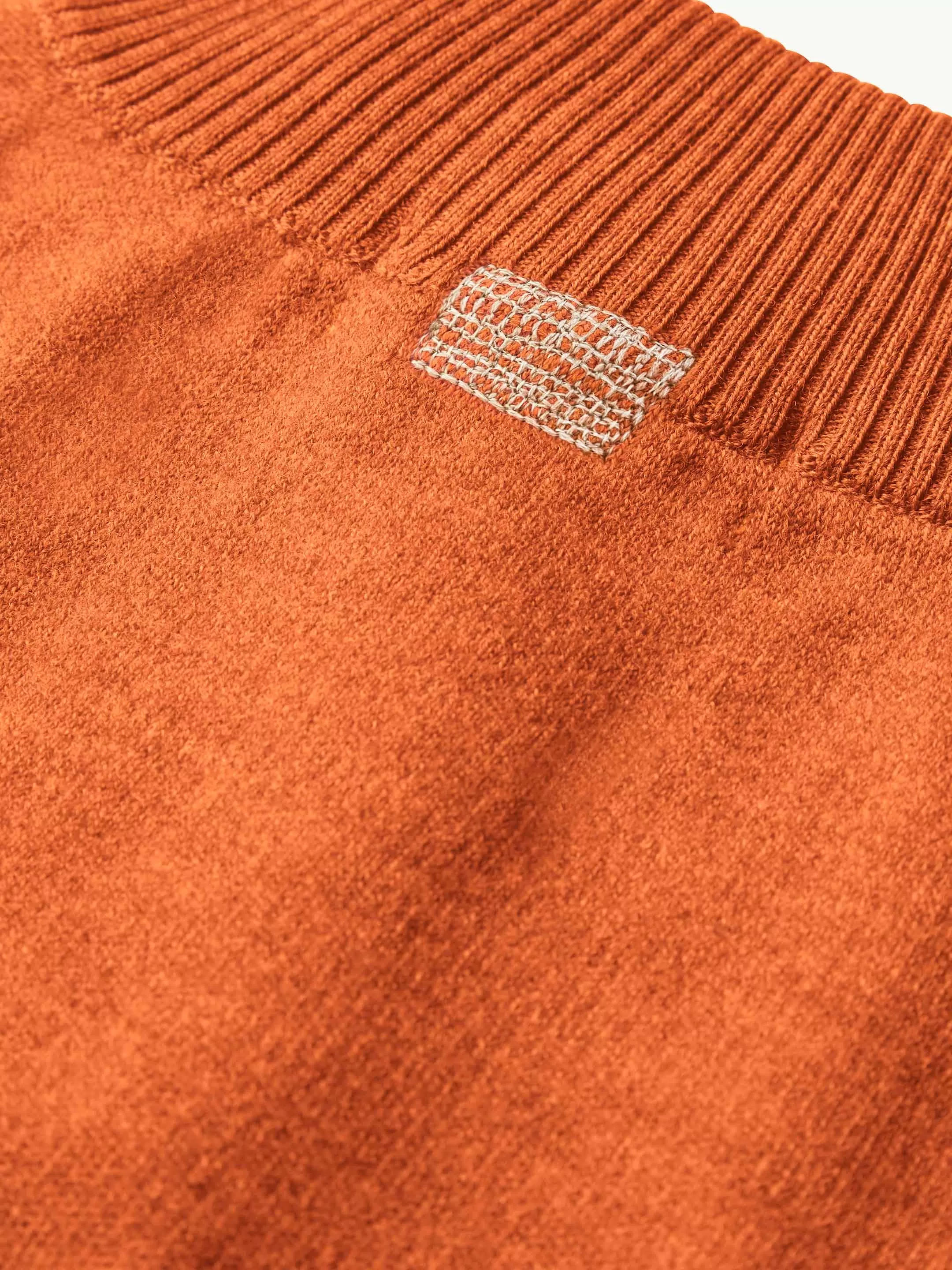 The Half Zip - Burnt Orange