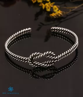 The Infinity Silver Flexible Open Bracelet