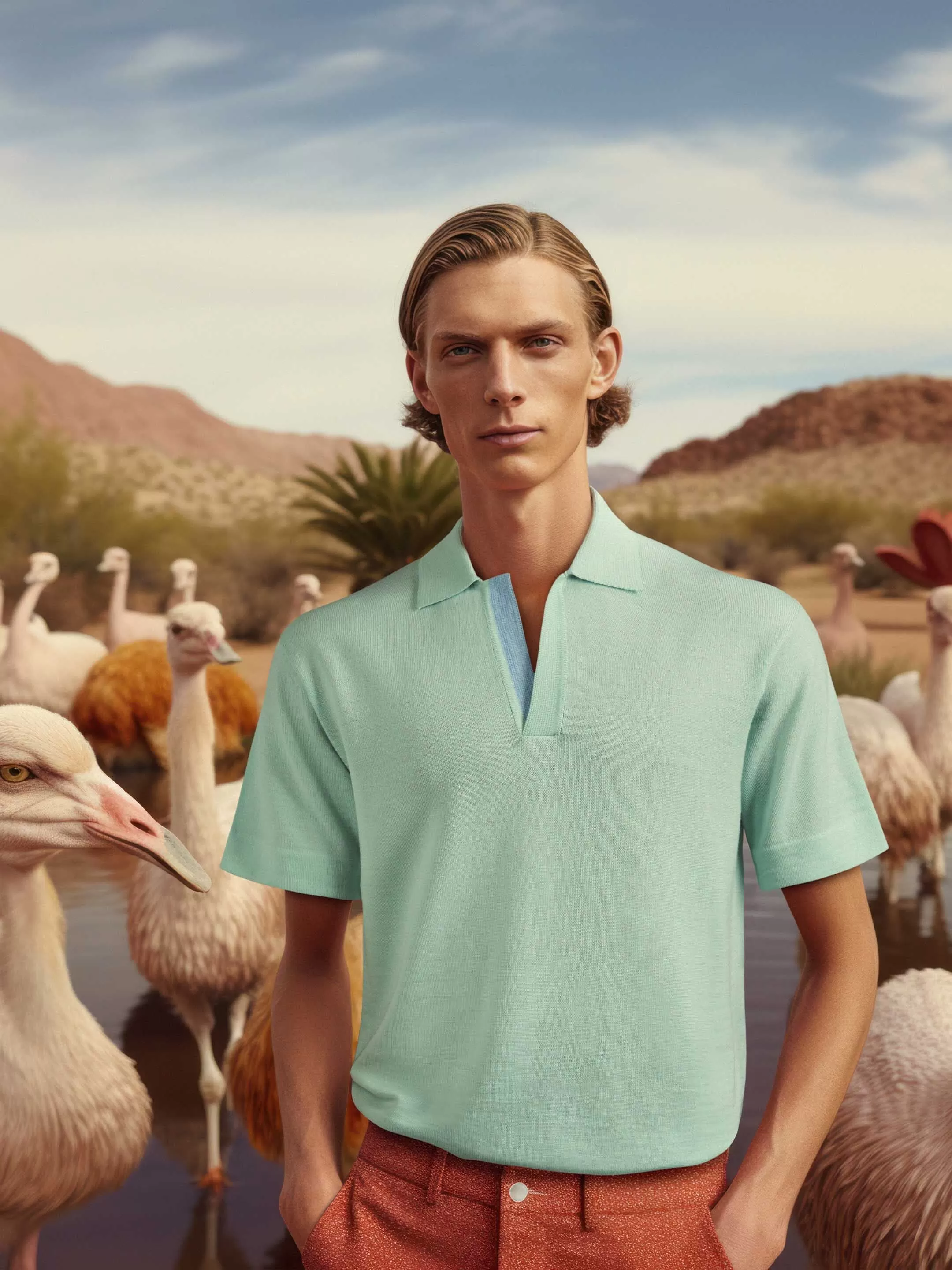 The Polo Shirt - Mint Green