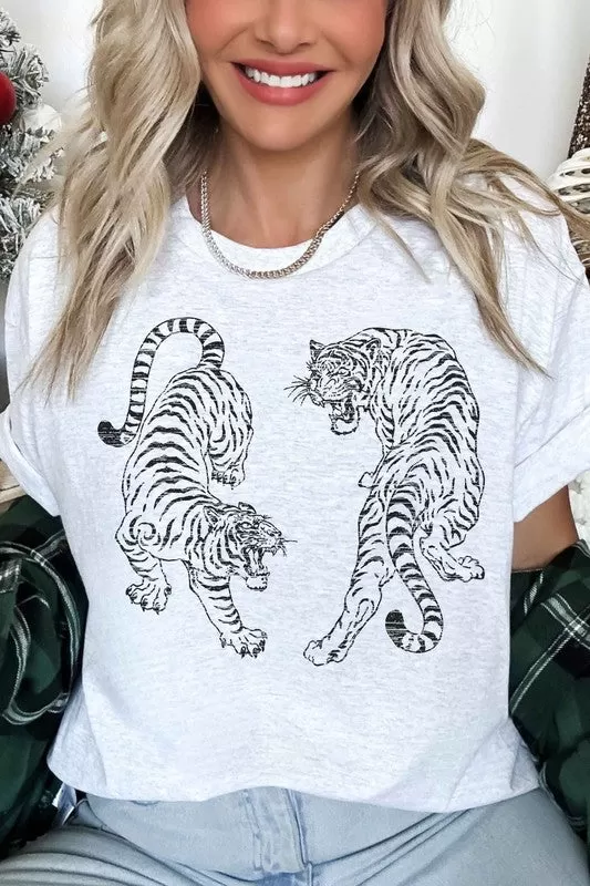 TIGER OVERSIZED GRAPHIC TEE