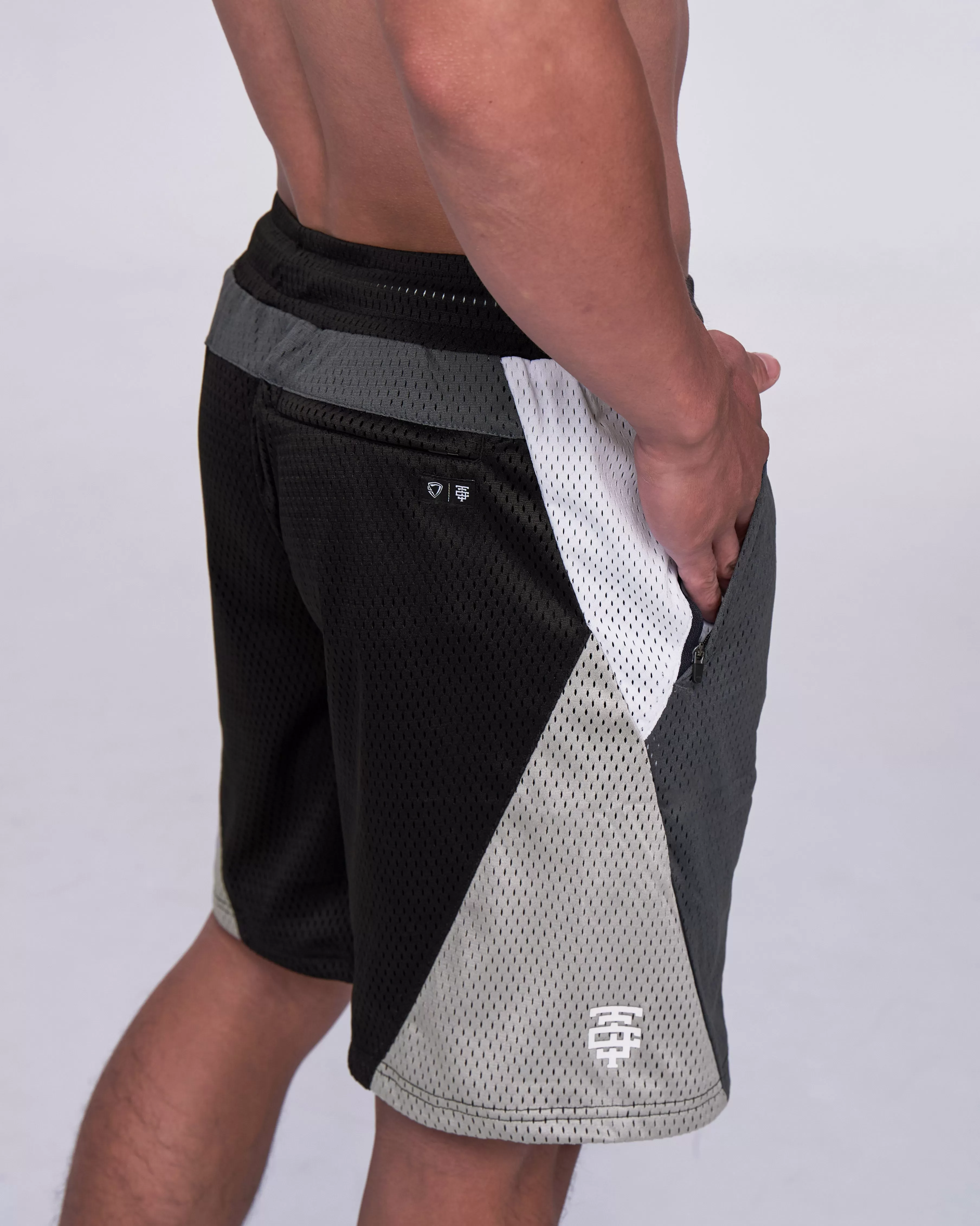 TJTC Double Mesh Panel Shorts