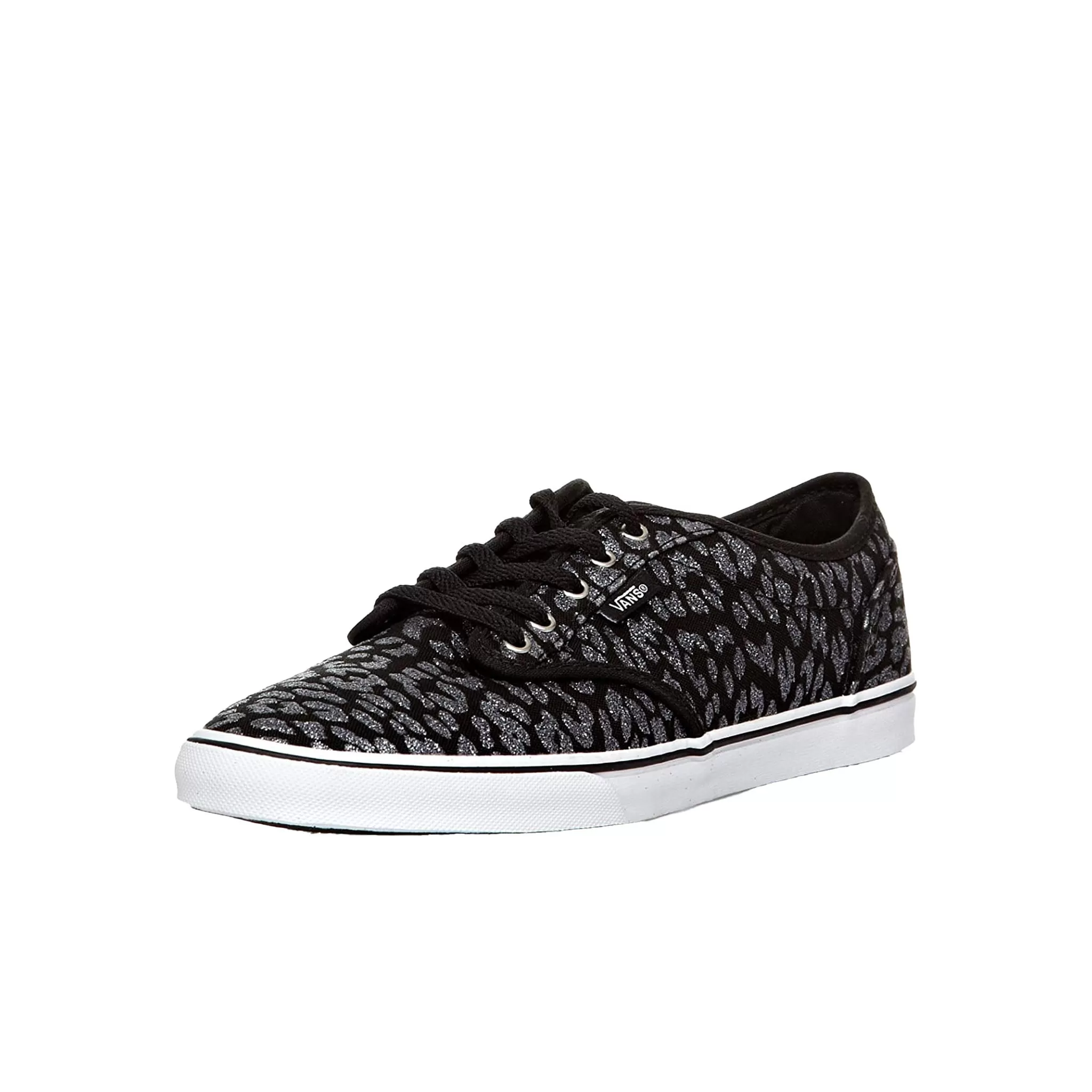 Vans Atwood Low Lace-Up Black Canvas Womens Plimsolls NJO72F